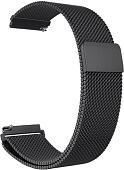 Браслет Rumi Milanese loop металлический 24 мм (черный)