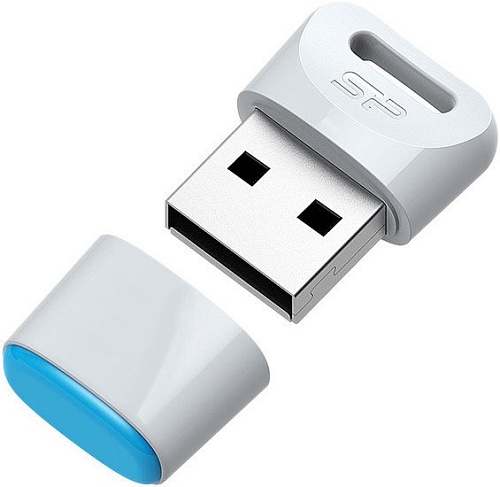 USB Flash Silicon-Power Touch T06 White 16GB (SP016GBUF2T06V1W)