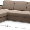 Угловой диван Moon Trade Милан 127 003328 (левый, бежевый)