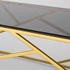 Журнальный столик Stool Group Арт Деко 120x60 ECT-015-TG-SK (стекло Smoke/сталь золото)