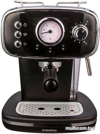 Рожковая помповая кофеварка MAUNFELD MF-736BK