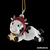 Елочная игрушка Erich Krause Decor Праздничная коровка 51242