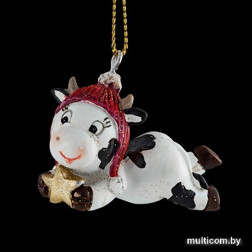 Елочная игрушка Erich Krause Decor Праздничная коровка 51242
