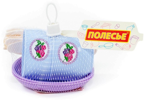 Набор игрушечной посуды Полесье Минутка на 2 персоны 80233 (10эл)