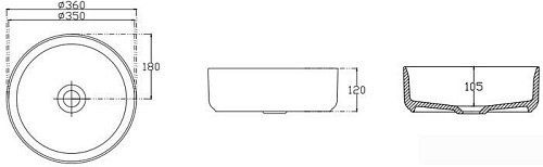 Умывальник Isvea Infinity 36 10NF65036 (белый)