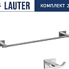 Набор аксессуаров для ванной Lauter 21TS1019 + 21TS1015 (Chrome, 2 предмета)