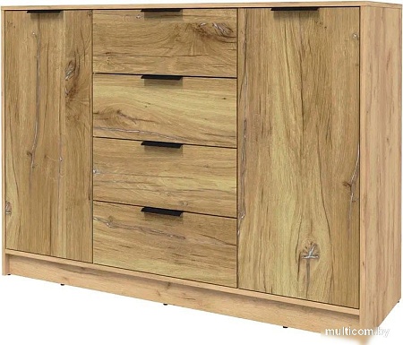 Тумба Интерлиния Концепт КТ-Т140 (дуб нокс/дуб золотой)