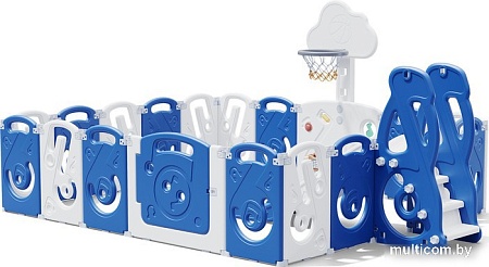 Игровой манеж UNIX kids SUPREME Music 200x240 Blue