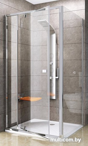 Душевая стенка Ravak Pivot PPS 90 (сатин/прозрачное)