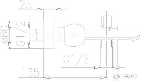 Смеситель Armatura Korund 4004-010-00