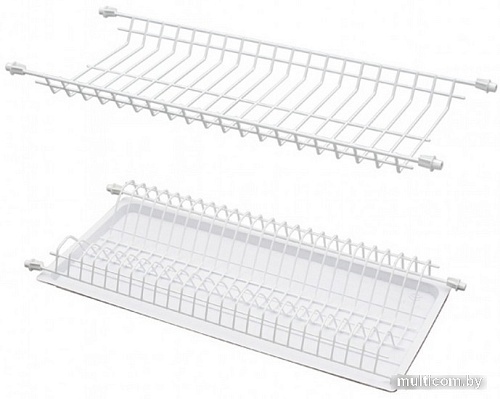 Готовая кухня Интерлиния Мила Матте 1.5x3.7 Б правая (океан-луна-травертин серый)