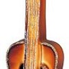 Елочная игрушка Inge's Christmas Figural Glass Ornaments. Гитара 64794H600