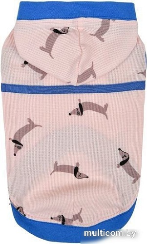 Футболка Puppia Sammy с капюшоном PAWA-TS1949-IP-L (розовый)