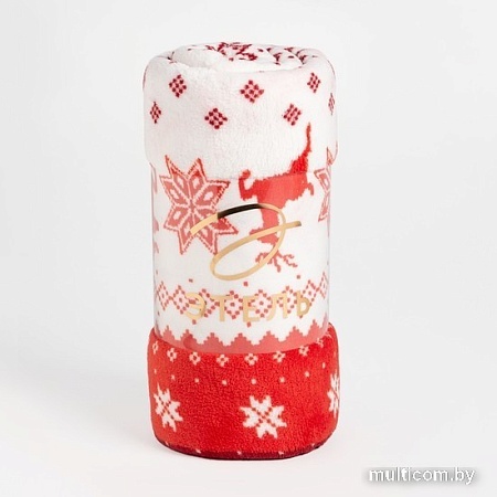 Плед Этель Новогодний олень 9000760 180x200