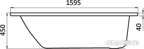 Ванна Santek Монако 160x70 (1WH111977)