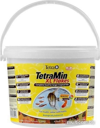Сухой корм Tetra TetraMin XL Flakes 10 л