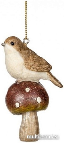 Елочная игрушка Goodwill Xmas 2023 Птица на грибе MC 37034