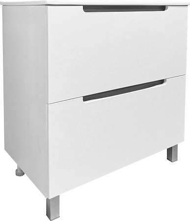 Runo Тумба под умывальник Lina 80 Дублин 80 (напольная, белый)