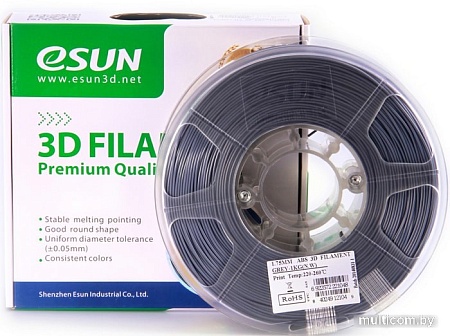 Esun ABS 1.75 мм 1000 г (серый)