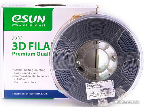 Esun ABS 1.75 мм 1000 г (серый)