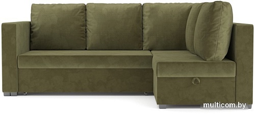 Угловой диван Мебель-АРС Мансберг (Cabrio 29 зеленый)