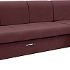 Сириус Лидер-13 с оттоманкой НПБ 330x165 (Eva 15 велюр темно-бордовый)