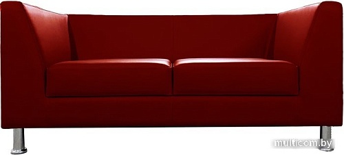 Софа Brioli Дедрик двухместный (экокожа, L19 красный)