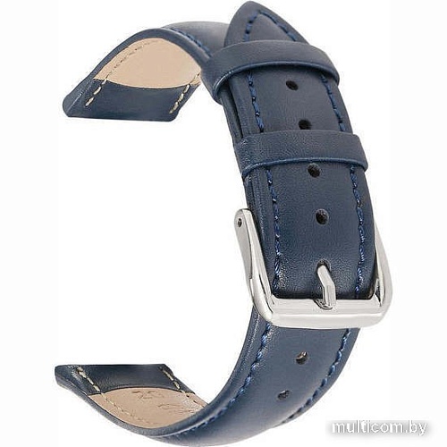 Ремешок Rumi кожаный Dale 18 мм (темно-синий)
