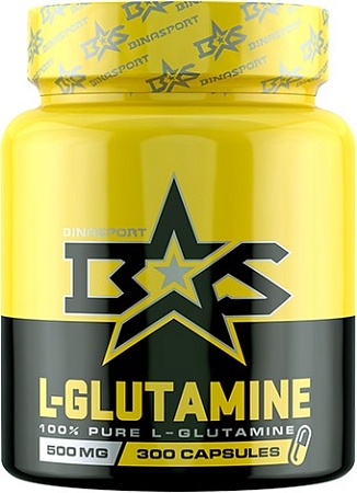 L-глютамин Binasport L-Glutamine (300 капсул)
