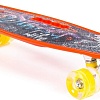 Скейтборд Полесье 89588 59 см (красный/желтый)