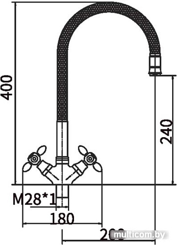 Смеситель Fashun A43127-6