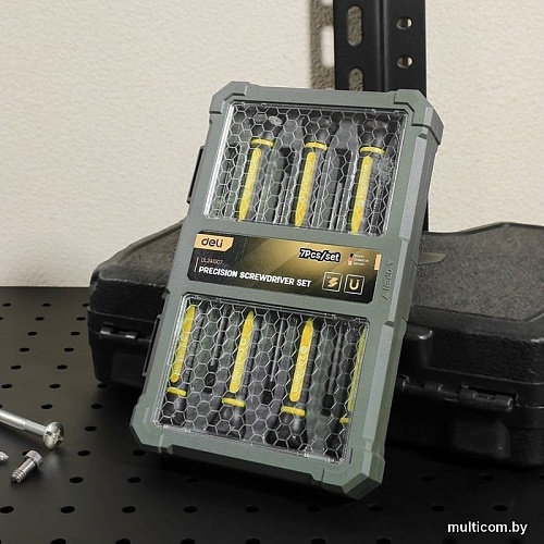 Набор отверток прецизионных Deli DL241007 (7 предметов)