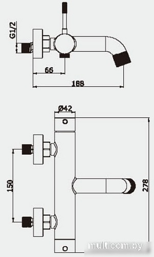 Смеситель Vieir 403531