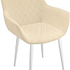 Стул Трия Дастин К1С (белый матовый/велюр Confetti Cream)
