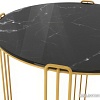 Журнальный столик Sheffilton SHT-CT34 (золото/черный мрамор)
