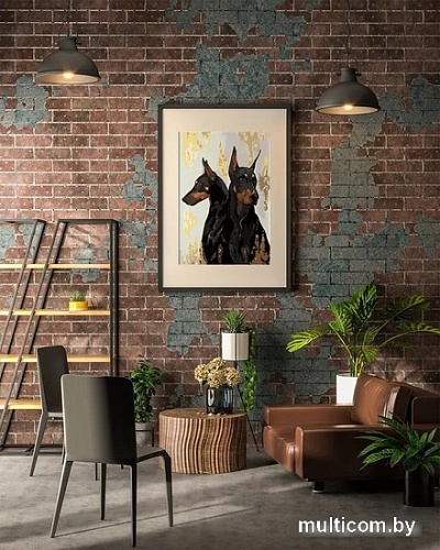 Картина по номерам PaintLine Доберманы 2038094983129