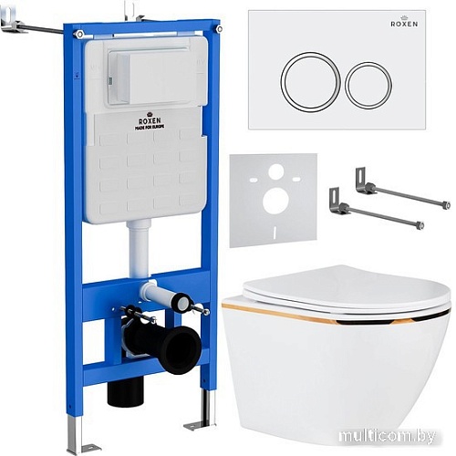 Унитаз подвесной Roxen StounFix Slim 728092