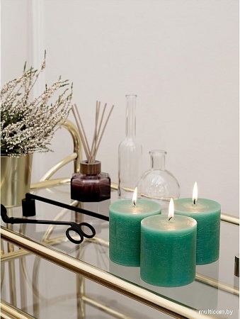 Набор свечей Мелт 75 мм (3 шт, темно-зеленый)
