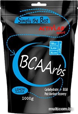Аминокислоты Activlab BCAA RBS (1000 г, апельсин)