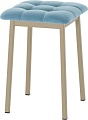 Табурет AMC Comfort 7.10.13 (ткань, бирюзовый/капучино)