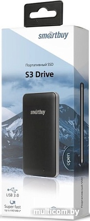 Внешний накопитель Smart Buy S3 SB128GB-S3BS-18SU30 128GB (черный/серебристый)