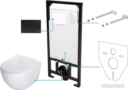 Унитаз Deante Peonia CDEN6ZPW