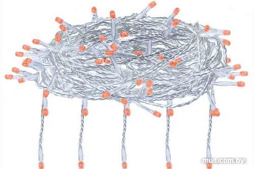 Световой дождь Vegas Занавес 55080 156 LED (красный)