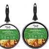 Набор сковород Elan Gallery Гармония вкуса 120112+4 (черный мрамор)