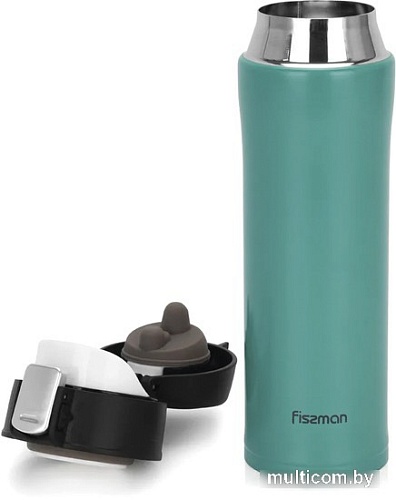 Термокружка Fissman 9880 450мл (аквамарин)