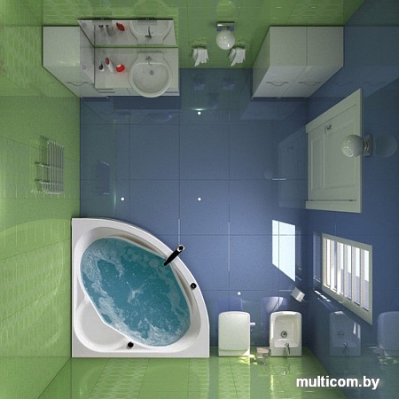 Ванна Santek Карибы 140x140 (1WH111982)