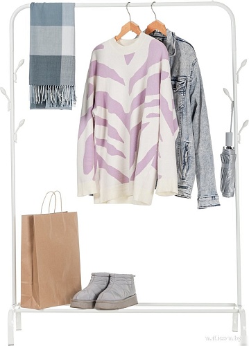 Стойка для одежды Mio Tesoro Ivy CCS1010 (черный)