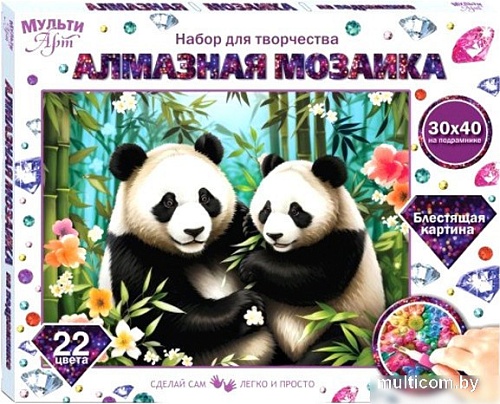 MultiArt Панды AM40X50-115338
