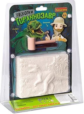 Набор для опытов Bondibon Науки с Буки Раскопки. Тираннозавр ВВ3179