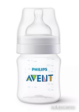 Набор бутылочек для кормления Philips Avent Anti-colic SCY100/02 (125 мл, 2 шт)